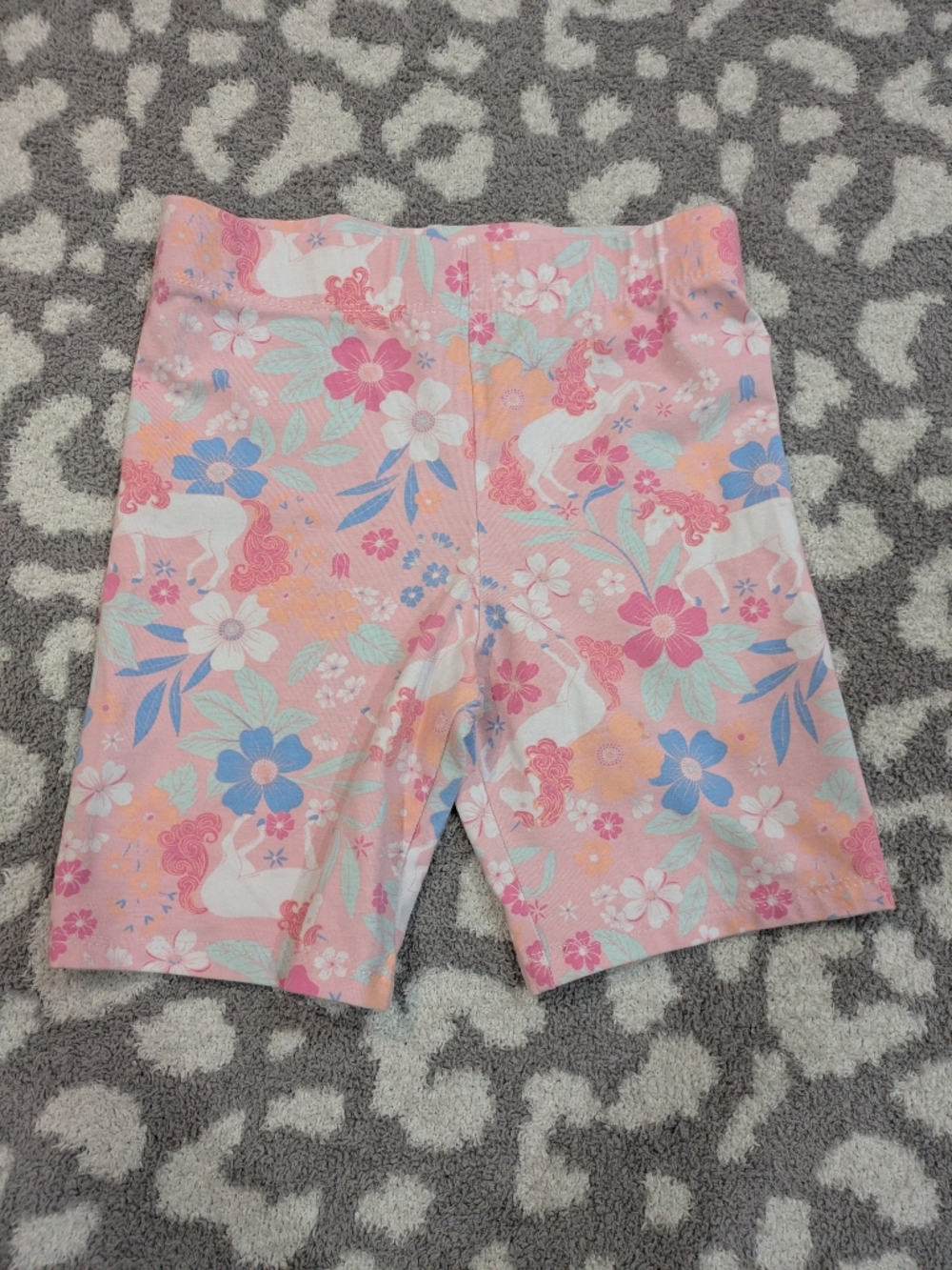 🦋5/25$ Cynthia Rowley Pink Floral Unicorn Bike Shorts